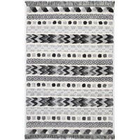 Mono Alaman Geometric Cream & Anthracite Rug