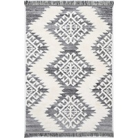 Mono Dikili Ganado Cream & Anthracite Rug