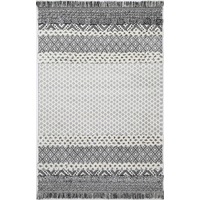 Mono Sizir Contemporary Cream & Anthracite Rug