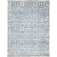 Morisot Moresque Geometric Blue Rug
