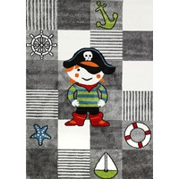 Nova Pirate Mate Kids Grey & Multi Rug