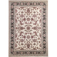 Ornate Reggie Traditional Cream & Black Rug