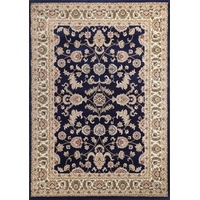 Ornate Reggie Traditional Navy & Cream Rug