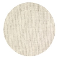 Scandi Beige Reversible Wool Round Rug