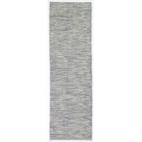 Scandi Blue Reversible Wool Runner Rug