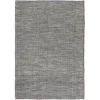 Scandi Charcoal Reversible Wool Rug