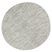Scandi Grey Reversible Wool Round Rug