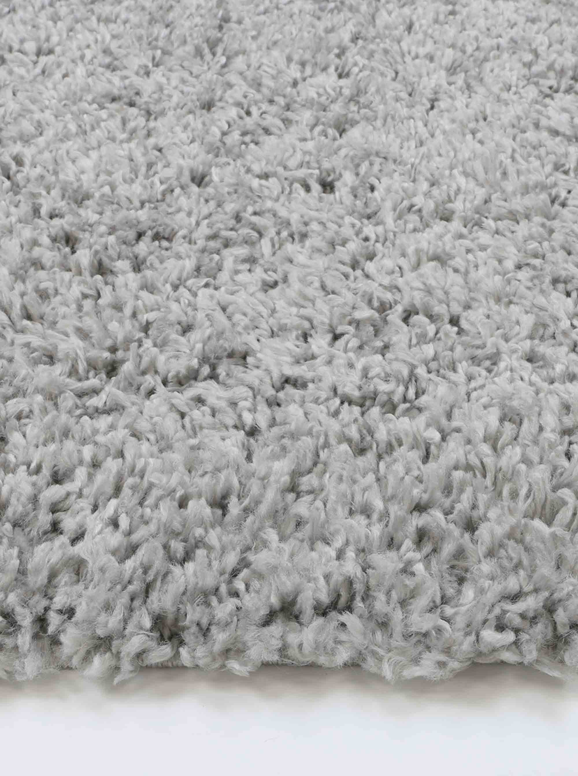 Alpine Silver Grey Shaggy Rug | Buy Shag Rugs - 9315512138402