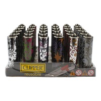 30x Clipper Metal High Quality Reusable Lighters Full Box - Miscellaneous 