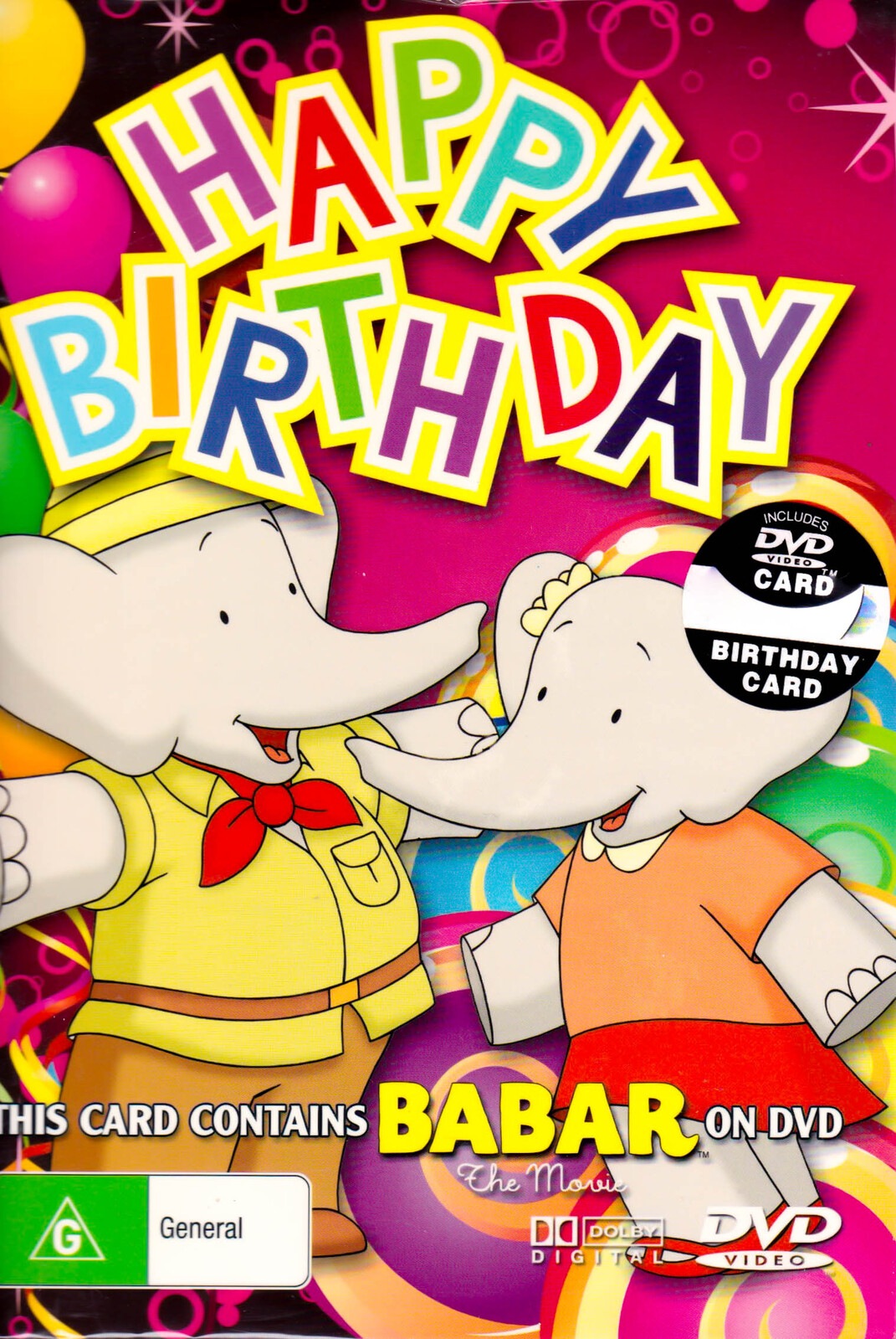 Buy Barbar The Movie Happy Birthday Card DVD MyDeal