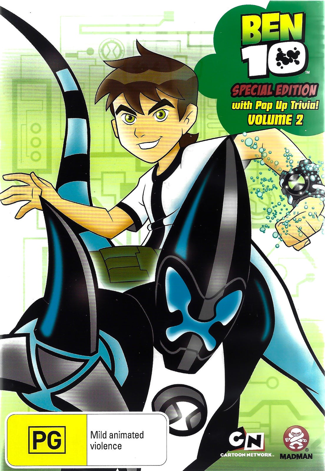 Ben 10 Special Edition with Pop Up Trivia! Volume 2 -Kids DVD Series New