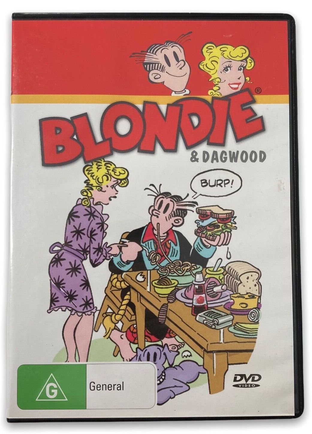 Blondie and Dagwood -DVD Animated Series Rare Aus Stock New Region 4