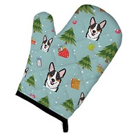 Caroline's Treasures Christmas Corgi Oven Mitt, Multicolor