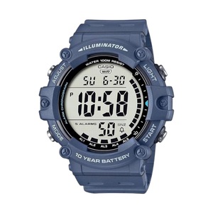 Casio AE1500WH-2A Men's Wide Face Blue Digital Resin Strap Watch