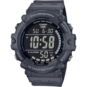 Casio AE1500WH-8BV Chronograph Watch Gray Resin Band Alarm Illuminator AU Stock