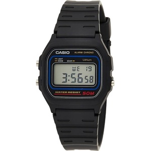 CASIO Unisex W59-1VHDF Classic Digital Watch Black/Grey Dial Black Band AU Stock