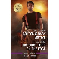Coltons Baby Motive/Hotshot Hero on the Edge - Lisa Childs