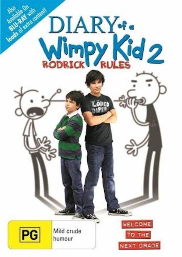 Diary of a Wimpy Kid . 2 -Rare DVD Aus Stock Comedy Preowned: Excellent Condition