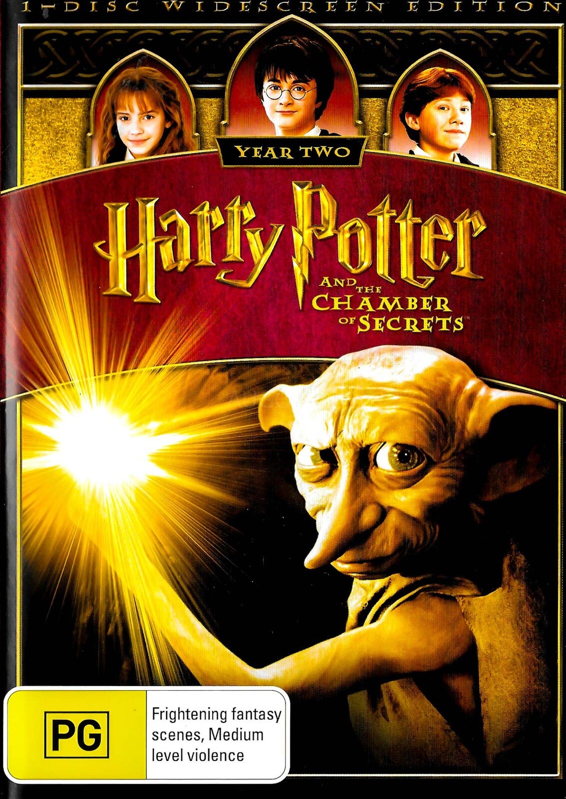Harry Potter and the Chamberof Secrets -Rare Preowned DVD Excellent Condition Aus Stock -Family