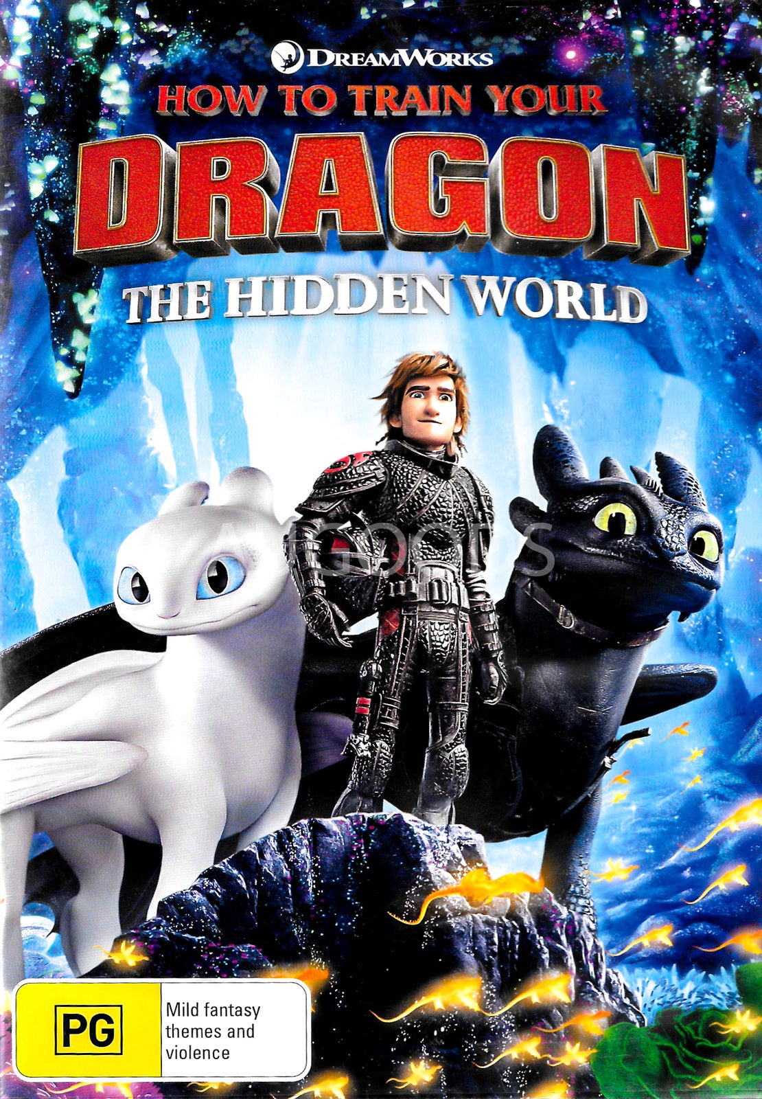 How To Train Your Dragon The Hidden World -Rare DVD Aus Stock Animated New