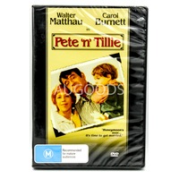 PETE 'N' TILLIE Carol Burnett Walter Matthau - Rare DVD Aus Stock New Region 4