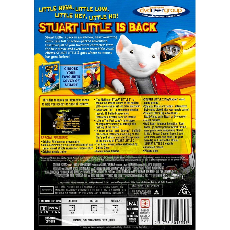 Buy Stuart Little 2 Collector's Edition -Rare DVD Aus Stock -Family New Region 4 - MyDeal Buy Stuart Little 2 Collector's Edition -Rare DVD Aus Stock -Family New Region 4 - MyDeal
