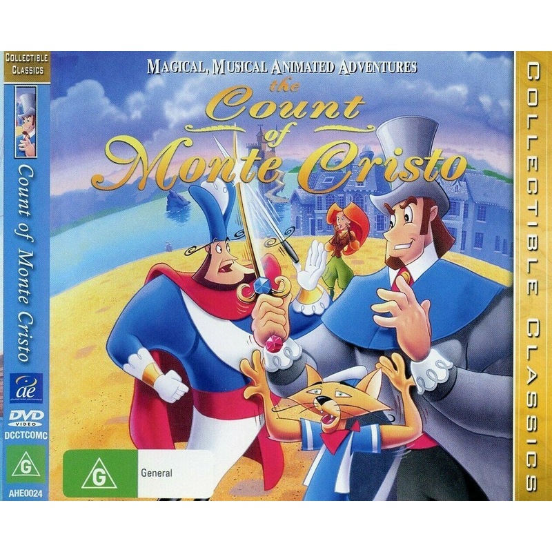 The Count Of Monte Cristo Animated Buy The Count Of Monte Cristo Animated Adventure Family Musical - MyDeal