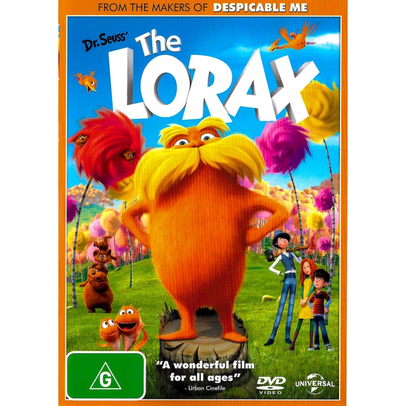 Buy THE LORAX -Rare DVD Aus Stock -Kids & Family New Region 2,4,5 - MyDeal