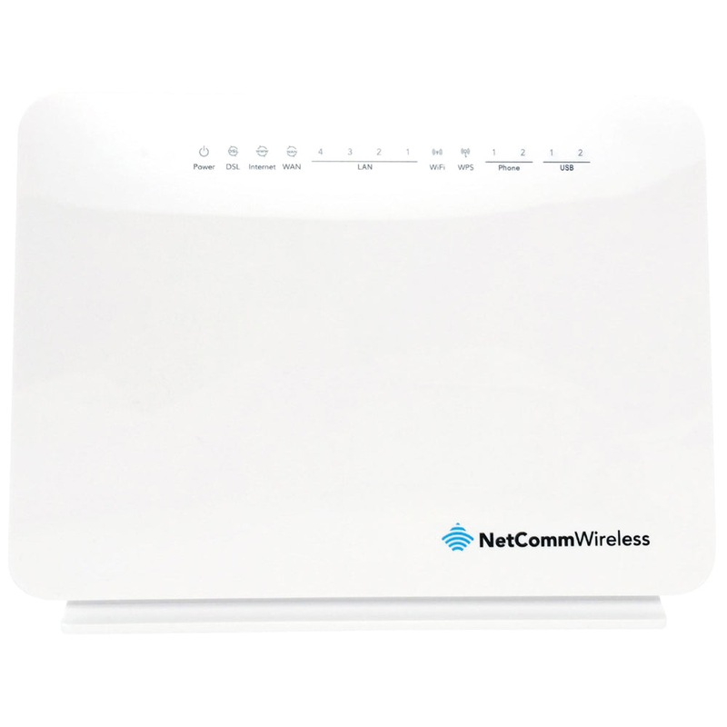 Buy NetComm NF10WV N300 WiFi VDSL/ADSL Modem Router with Voice - MyDeal