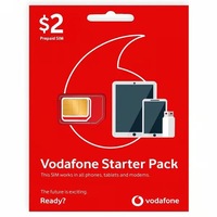 VODAFONE $2 Prepaid Sim Starter Eco-SIM