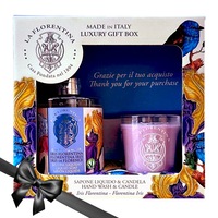 Gift Set La Florentina Hand Wash 500ml - 160g Candle Iris
