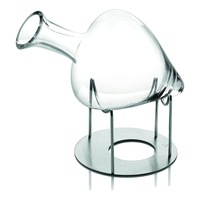 IVV Cantico Decanter La Sposa H. 29.5 Cm. Lt 0.75 Clear With Metal Stand
