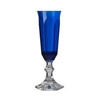 Mario Luca Giusti Dolce Vita Set of 2 Champagne Flute Royal Blue