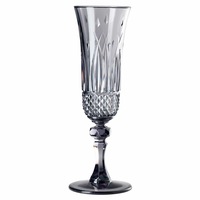 Mario Luca Giusti Nuova Italia Set of 2 Champagne Flute Grey