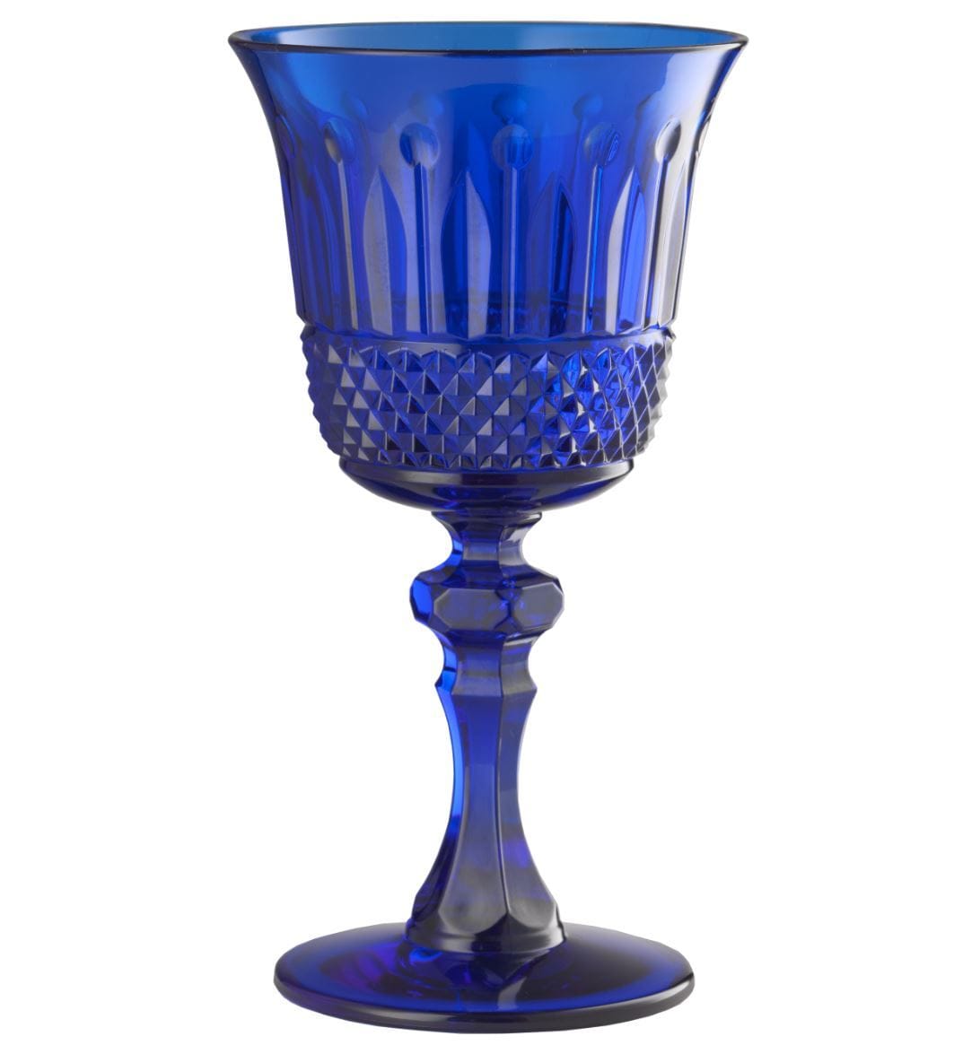 Mario Luca Giusti Nuova Italia Set of 2 Goblet Royal Blue