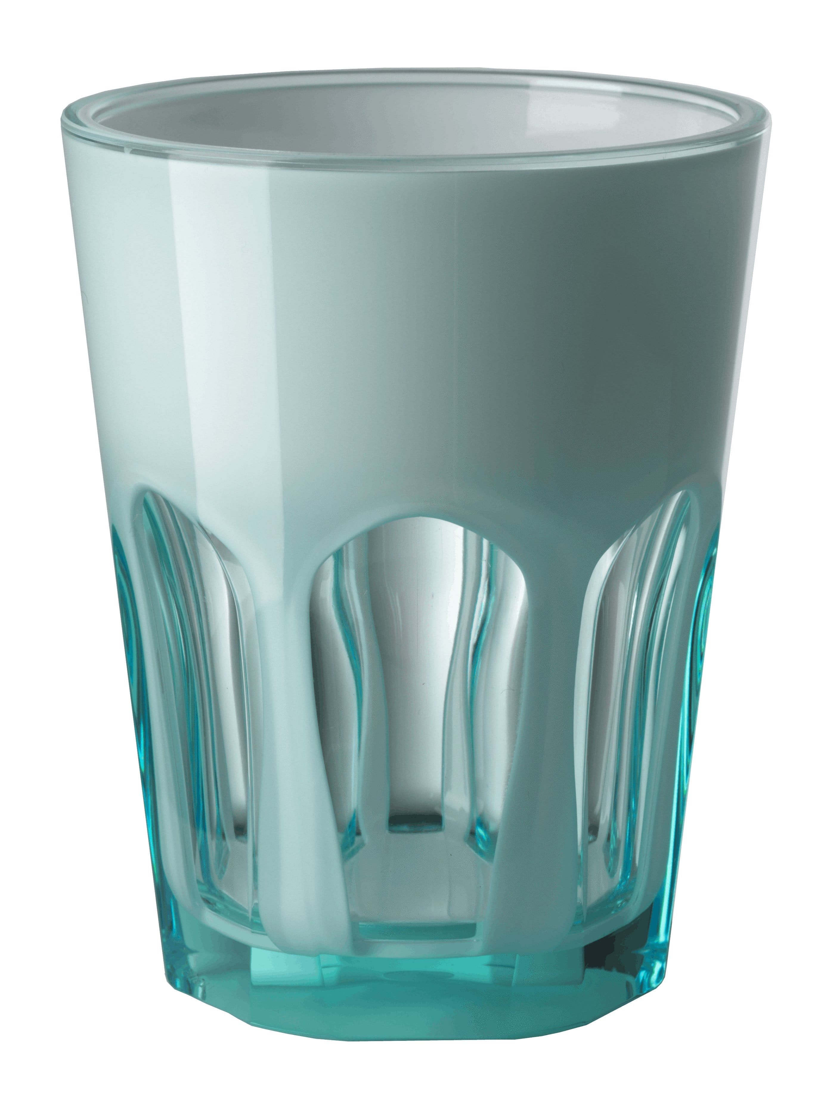 Mario Luca Giusti Set of 6 Double Face Plastic Cups Turquoise
