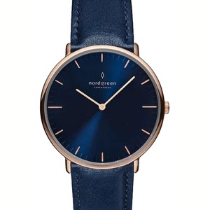 Nordgreen Native 32mm Navy Vegan Leather Strap Watch