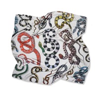 Serpenti Silk Scarf By Silviya Neri