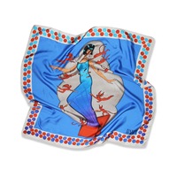 The Ghost Lady Silk Scarf By Silviya Neri