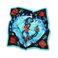 Via Con Dios Silk Scarf By Silviya Neri