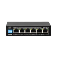 6-Port Gigabit PoE Switch with 4 Long Reach PoE Ports and 2 Uplink Ports