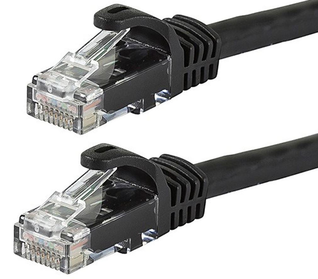 ASTROTEK CAT6 Cable 20m - Black Color Premium RJ45 Ethernet Network LAN UTP Patch Cord 26AWG-CCA PVC Jacket