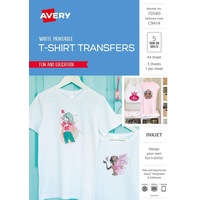 Avery Inspired T-Shirt Transfer - clear transfer sheets - 5 sheets