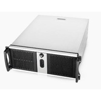 CHENBRO RM42300 Black 4U Rackmount Case, No PSU, 2x USB 2.0, External 3x 5.25',Internal 4x 3.5', 1x Slim ODD Slot, 1x 120mm Fan