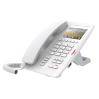 Fanvil H5 Hotel / Office Enterprise IP Phone - 3.5' Colour Screen, 1 Line, 6 x Programmable Buttons, Dual 10/100 NIC, POE, 2 Years Warranty- White