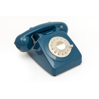 GPO RETRO GPO 746 ROTARY TELEPHONE - AZURE BLUE