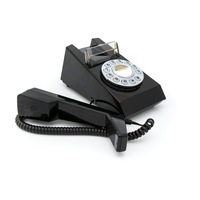 GPO TRIM PHONE PUSH BUTTON - BLACK