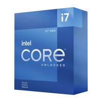 INTEL i7-12700KF CPU 3.6GHz 5.0GHz Turbo 12th Gen LGA1700 12-Cores 20-Threads 25MB 125W Graphic Card Required Unlocked Retail Box Alder Lake