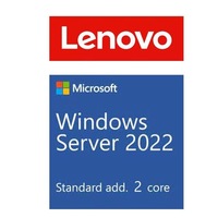LENOVO ISG Windows Server 2022 Standard Additional License (2 core) (No Media/Key) (Reseller POS Only ST50 / ST250 / SR250 / ST550 / SR530 / SR550 / SR65