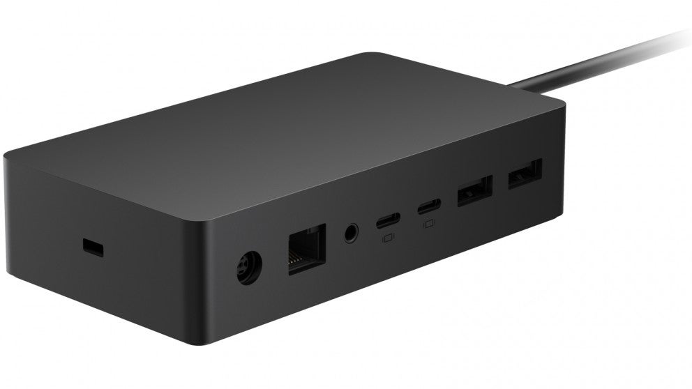 Microsoft Surface Dock 2, Ports:4 x USB-C, 2 x USB-A, 3.5mm in/out audio jack, 1 x Ethernet Kensington lock supportRetail